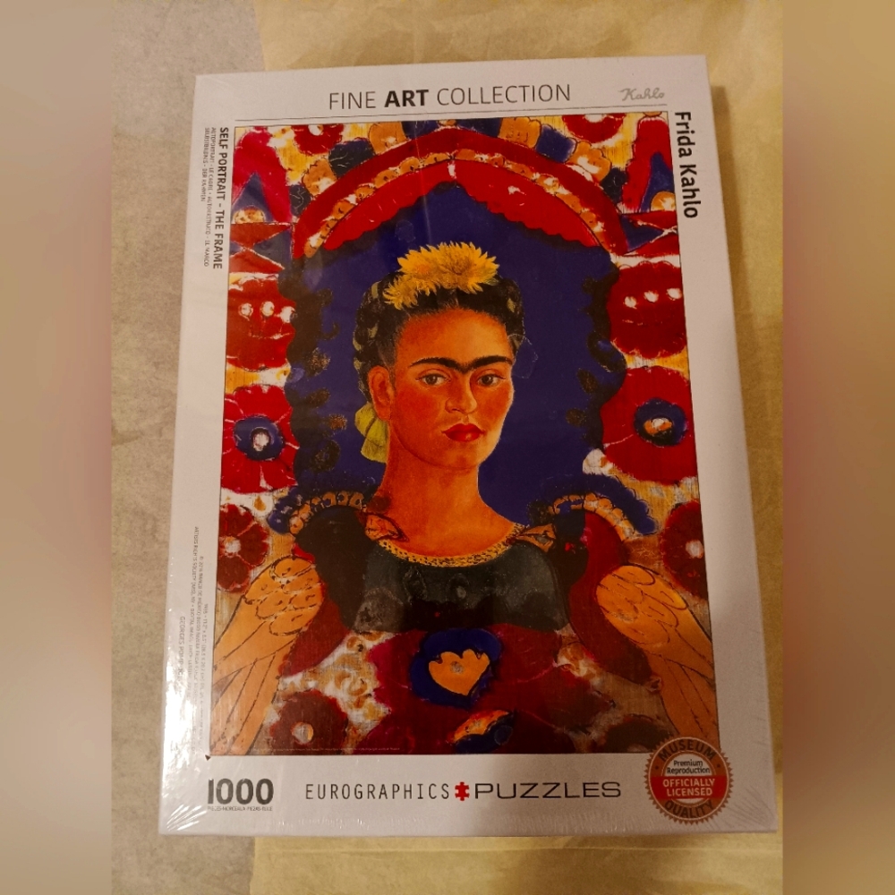 Frida Kahlo Self-Portrait / Artist Jigsaw Puzzle
